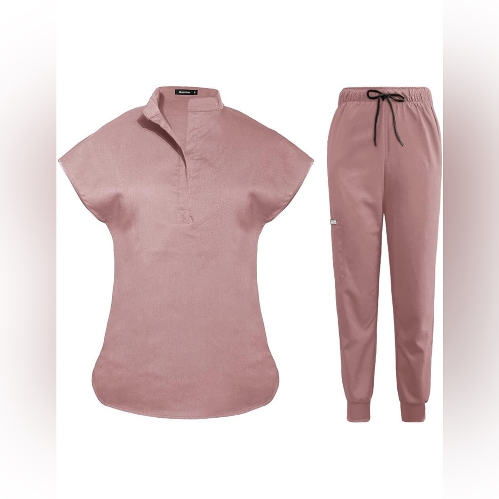 Dusty Pink Scrub Set